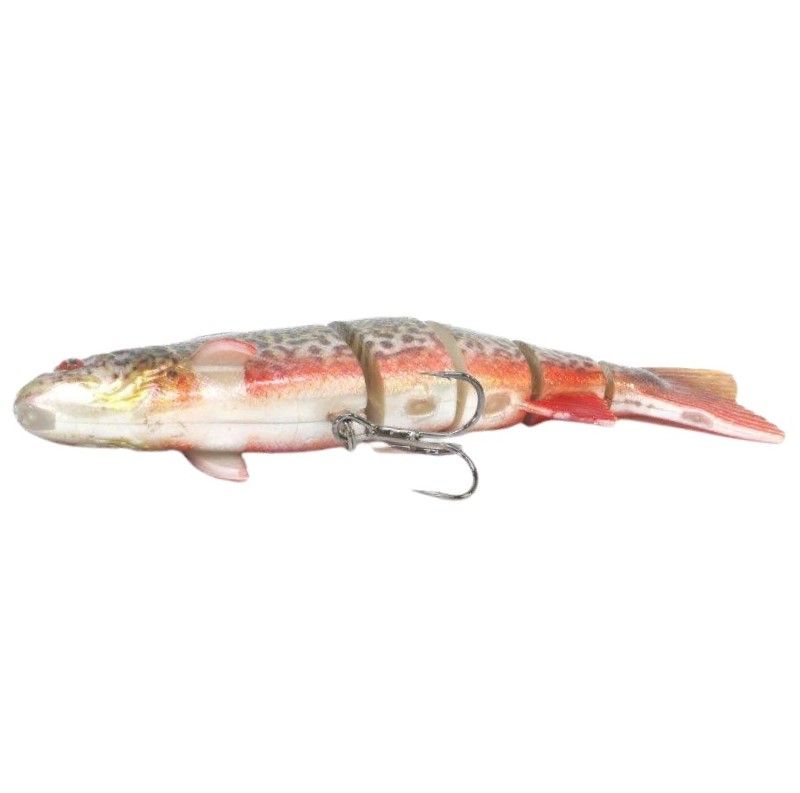 Силиконовая приманка Fox Rage Replicant Realistic Trout Jointed 7 180 мм 1 шт Super Natural Tiger Trout   NRE031 — крупный план
	                                    1