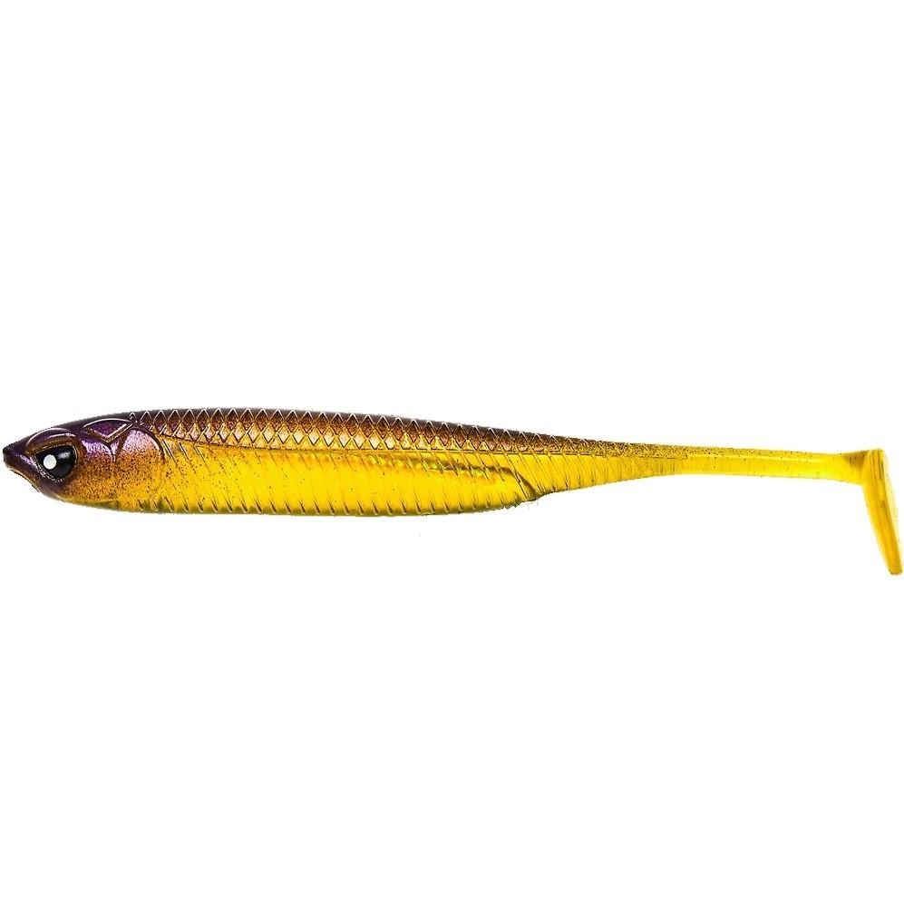 Силиконовая приманка Lucky John Makora Shad Tail 4.0in 100 мм 6 шт 004 3D Series  140408-004 — характеристики,
	                                    особенности конструкции