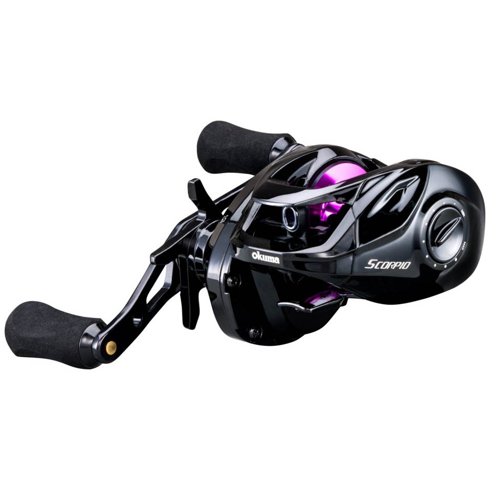 Катушка Okuma Scorpio 101-A  Левая Left handed 21  SP101-A — крупный план
	                                    1