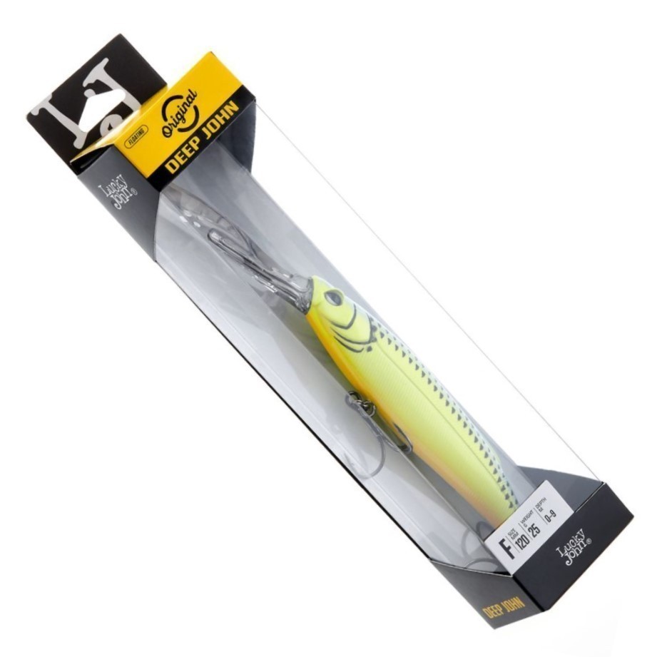 Воблер Lucky John Deep John 120F 012 25 гр Original  LJO0112F-012 — крупный план
	                                    2