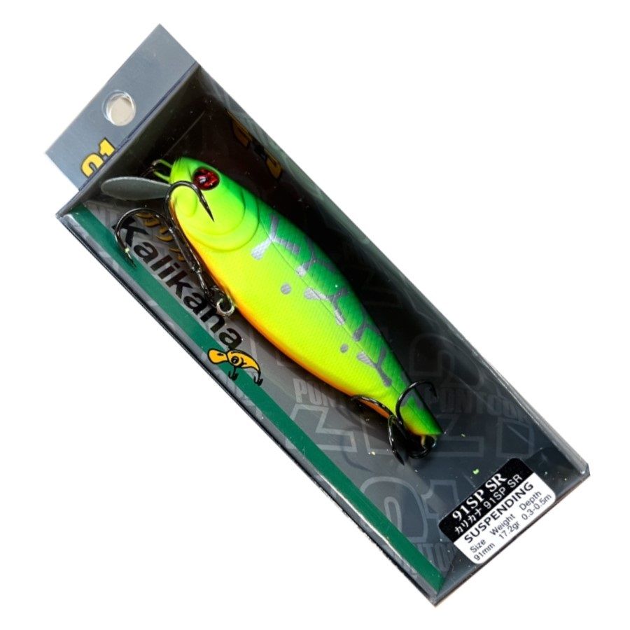 Воблер Pontoon 21 Kalikana 91SP-SR 070 Fire Tiger 17,2 гр   P21-KAL-91SP-SR-070 — крупный план
	                                    1