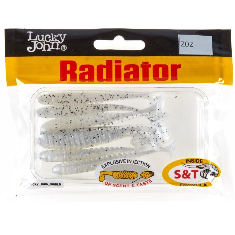 Силиконовая приманка Lucky John Radiator 3.0in 75 мм 7 шт Z02 Pro Series  140209-Z02 — крупный план
	                                    2
