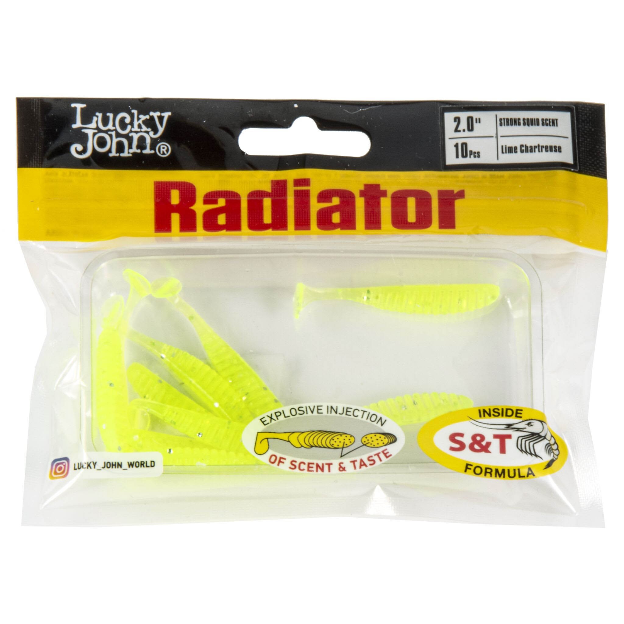 Силиконовая приманка Lucky John Radiator 2.0in 50 мм 10 шт 071 Pro Series  140208-071 — крупный план
	                                    2
