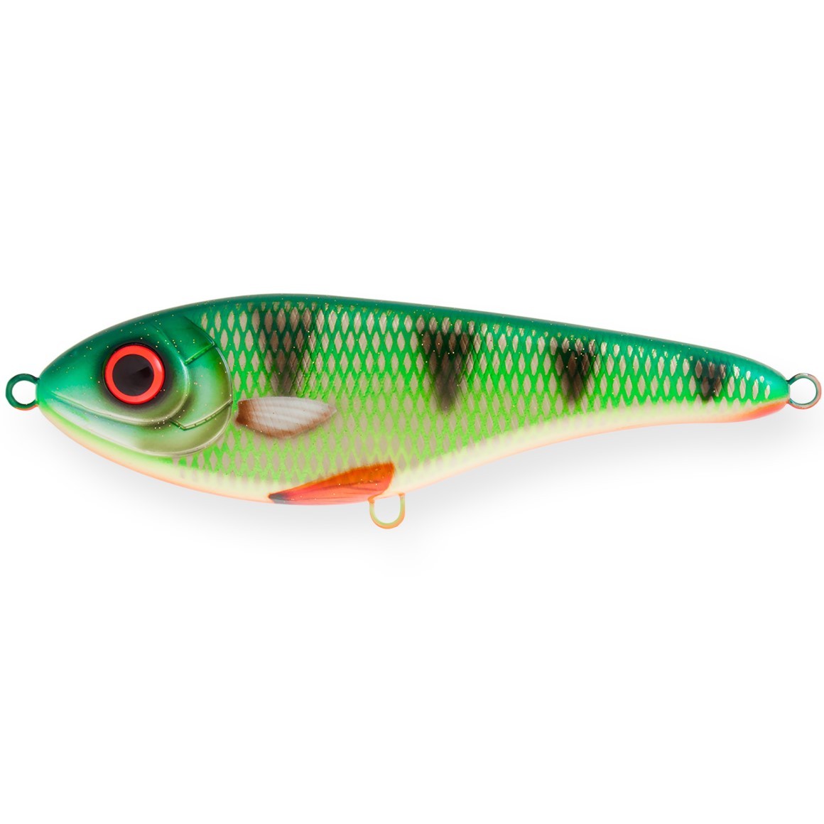 Воблер Strike Pro Baby Buster A382F Green Perch 25 гр 100  EG-050#A382F — характеристики,  особенности конструкции