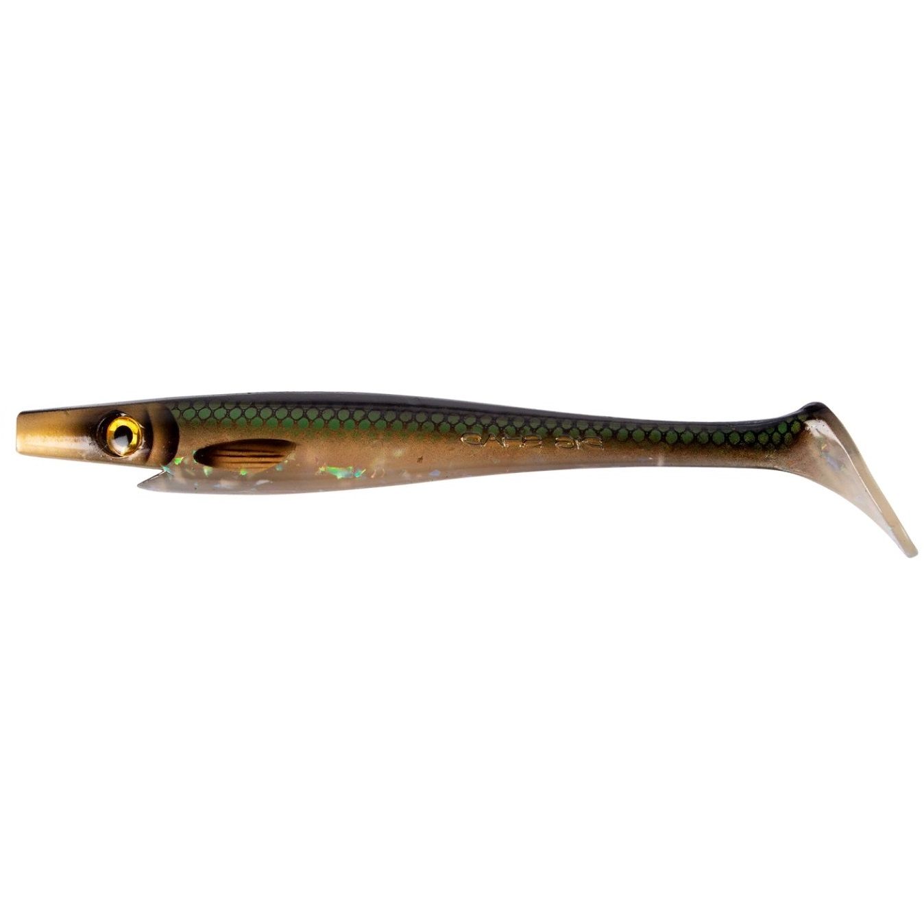 Силиконовая приманка Strike Pro Giant Pig Shad 260 мм 1 шт Emerald herring   SP-172B#146 — характеристики,
	                                    особенности конструкции