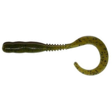 Силиконовая приманка Reins Curly Curly 100 мм 15 шт 001-Watermelon Seed   CC-001 — характеристики,  особенности конструкции