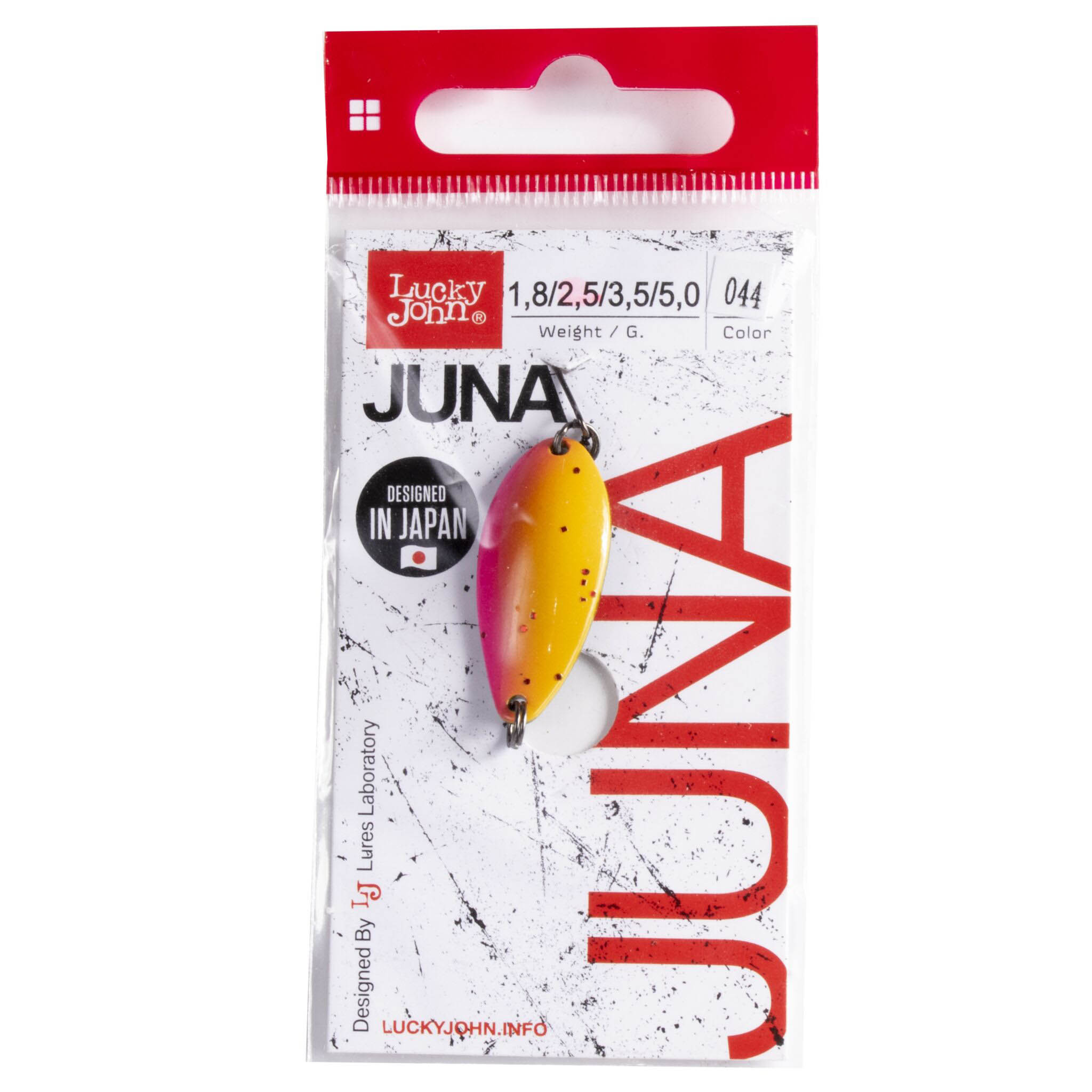 Колеблющаяся Блесна Lucky John Juna 2,5 гр 30 мм 044   LJJU25-044 — крупный план
	                                    3