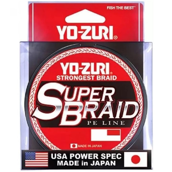 Плетеный шнур Yo-Zuri PE Superbraid 135 м Blue 0,32 мм   R1260-B — характеристики,  особенности конструкции