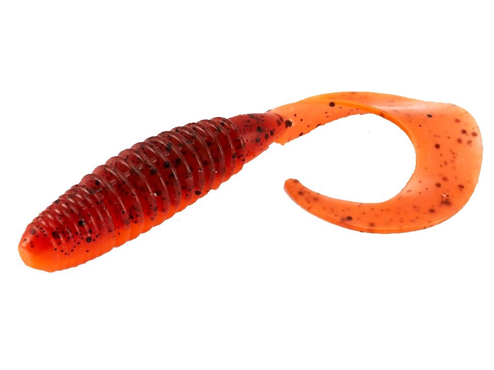 Силиконовая приманка Lucky John Crusher Grub 4.5in 114 мм 4 шт T48 Pro Series  140158-T48 — крупный план
	                                    1