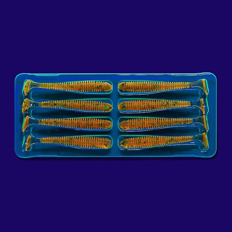 Силиконовая приманка CF Company Vibro Worm 2 50 мм 8 шт 31   3-50-31-6 — крупный план
	                                    2