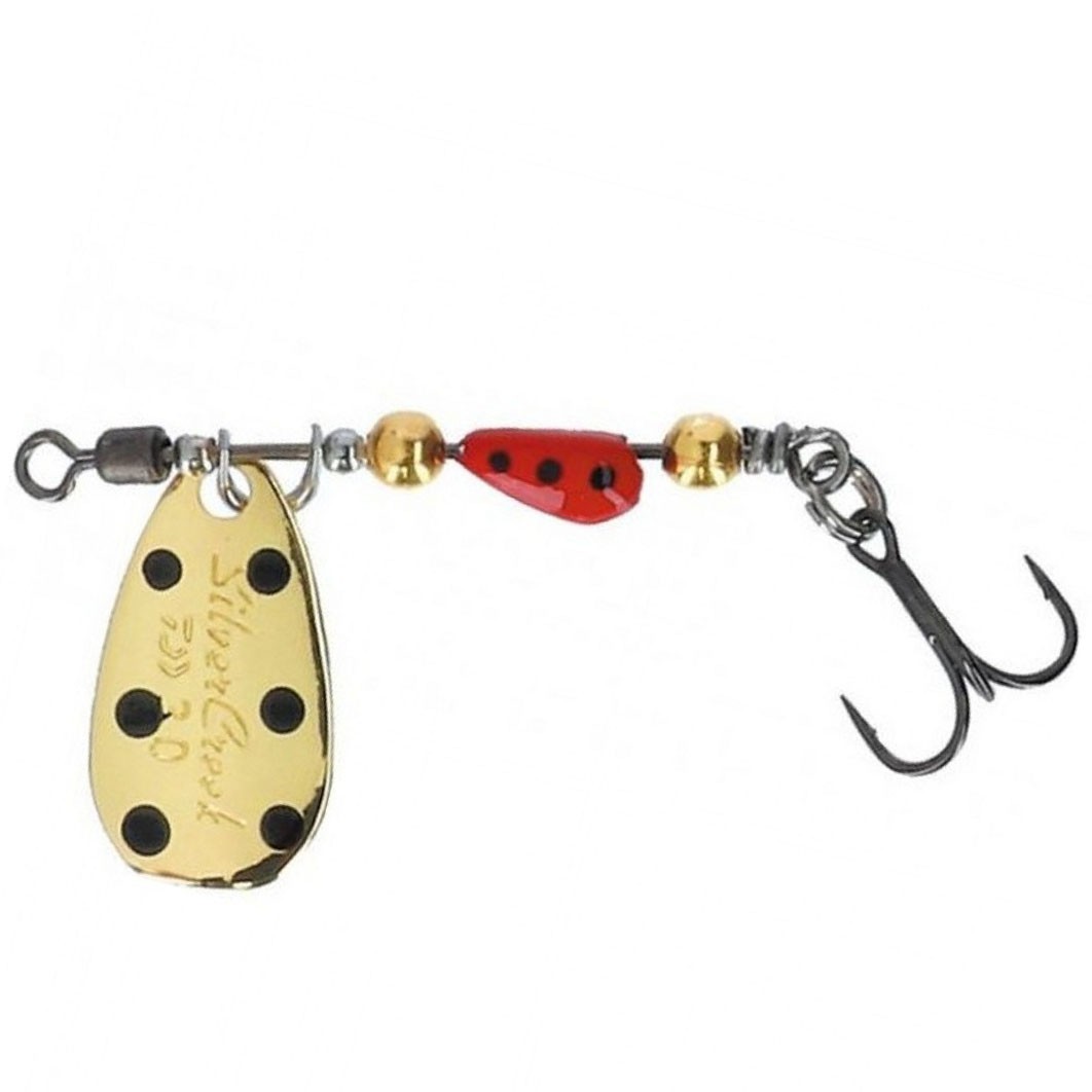 Вращающаяся Блесна Daiwa Silver Creek Spinner 4 №12 4 гр Ladybug — характеристики,  особенности конструкции