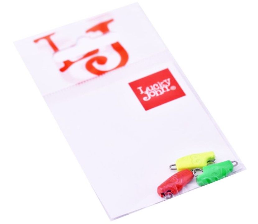 Груз Lucky John Rover 3 гр 3 шт RGY MIX1   LJRMIX1-003 — крупный план
	                                    1