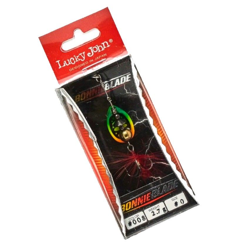 Вращающаяся Блесна Lucky John Bonnie Blade №0 2,7 гр 008   LJBB00-008 — крупный план
	                                    2