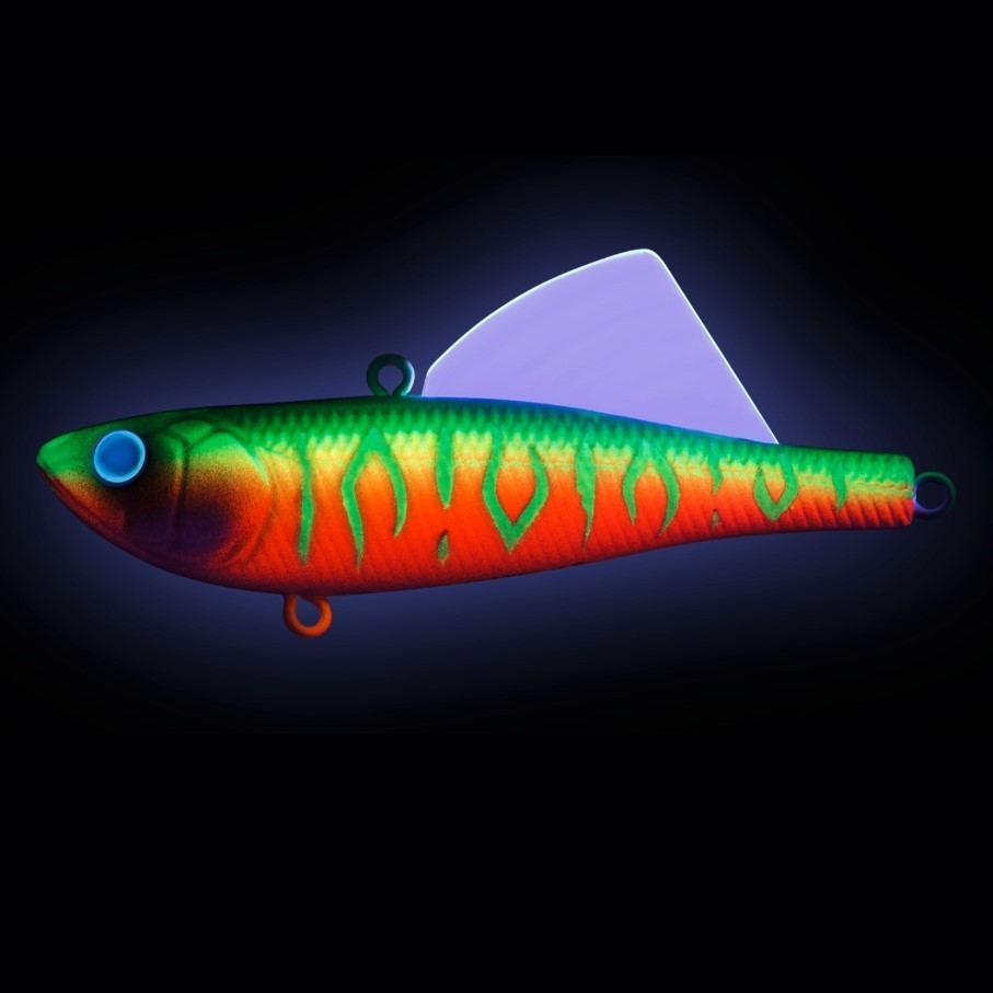 Воблер Strike Pro Tornado Vibe 85 A230S Watermelon Mat Tiger 25,6 гр   EG-204B-UV#A230S — крупный план
	                                    1