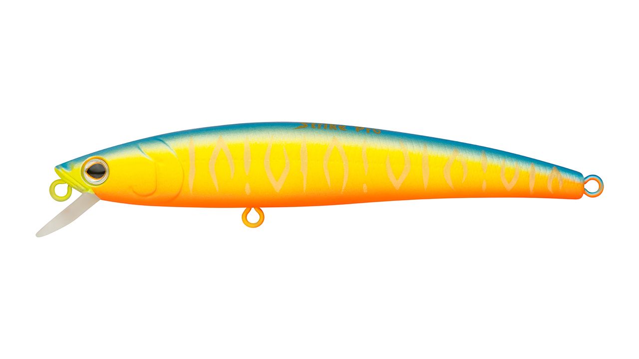 Воблер Strike Pro Arc Minnow 90SP A252S Bullfinch Mat Tiger 9 гр   JL-120-SP#A252S — характеристики,
	                                    особенности конструкции