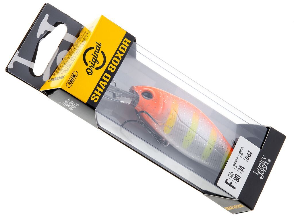 Воблер Lucky John Shad-X 80F DR 017 14 гр Original  LJO0308FDR-017 — крупный план
	                                    2