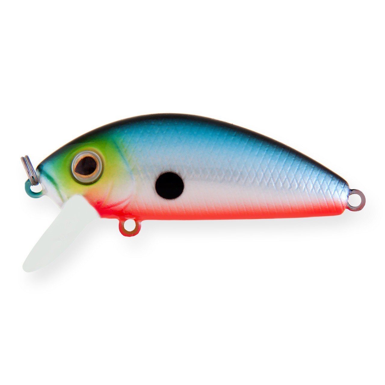 Воблер Strike Pro Mustang Minnow 45 A05 Blue Milky 4,5 гр   MG-002F#A05 — характеристики,  особенности конструкции