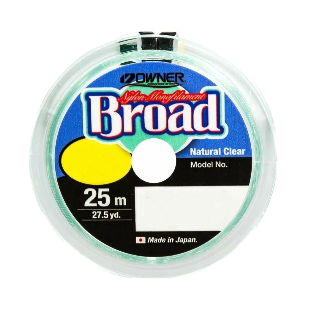 Леска монофильная Owner Broad 25 м 0,16 мм    ow-56026-0.16 — крупный план
	                                    1