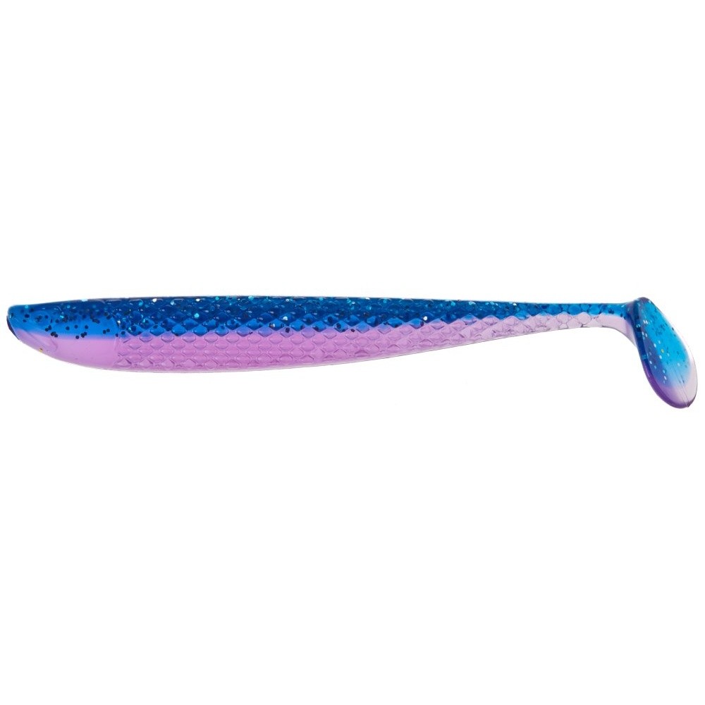 Силиконовая приманка Lucky John Slick Shad Paddle 4.5in 114 мм 4 шт Z18 3D Series  140441-Z18 — крупный план
	                                    1