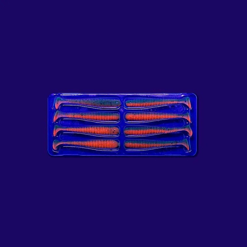 Силиконовая приманка CF Company Vibro Worm 2 50 мм 8 шт 5d   3-50-5d-6 — крупный план
	                                    2