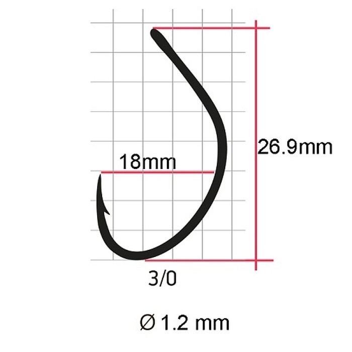 Крючок Одинарный Saikyo SS061 Spoon Single №3/0 5 шт BN   SS061-BN3/0-5 — крупный план
	                                    2