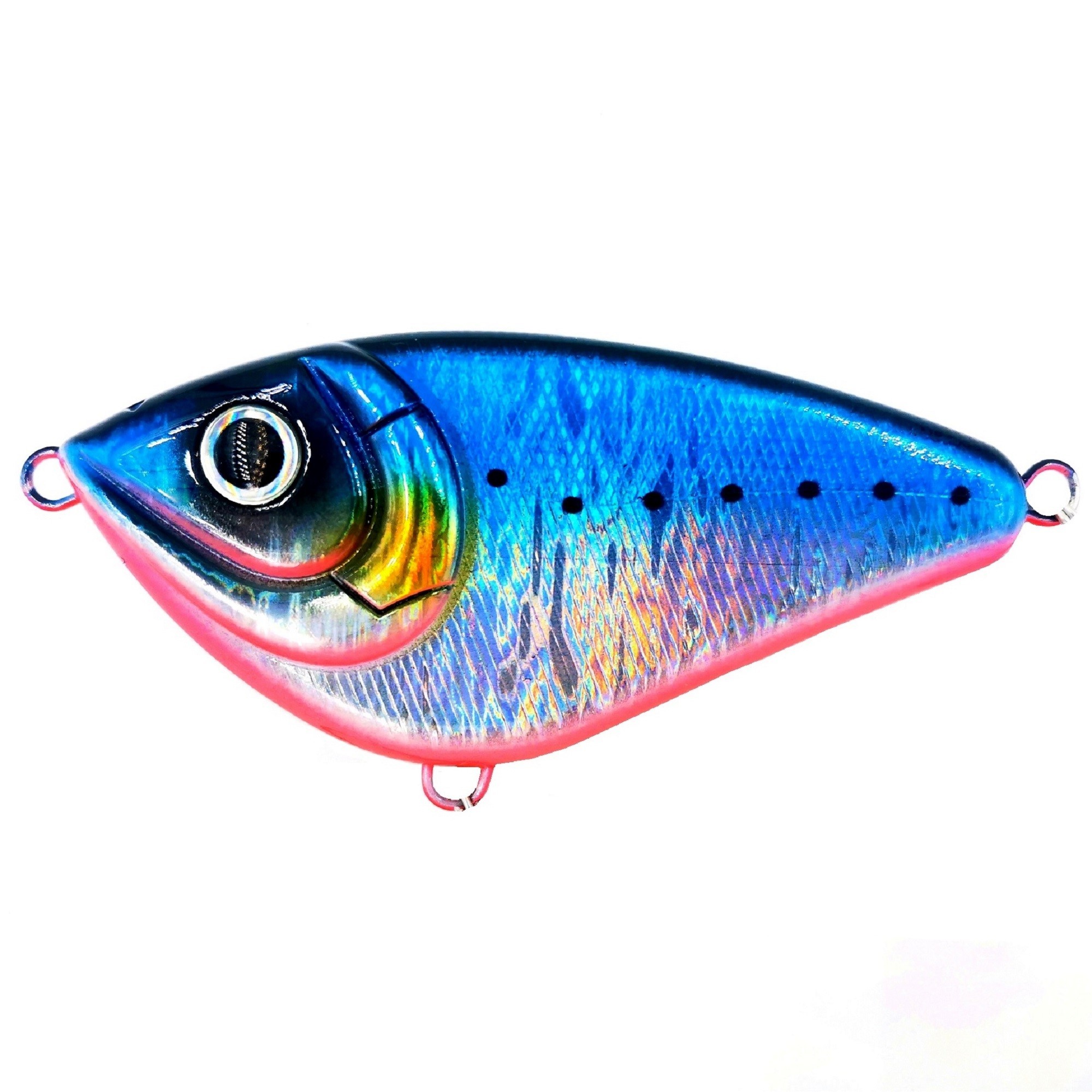 Воблер Strike Pro Belly Buster Blue Back Silver OB Fluo 73,5 гр   EG-064#A234-SBO — характеристики,
	                                    особенности конструкции