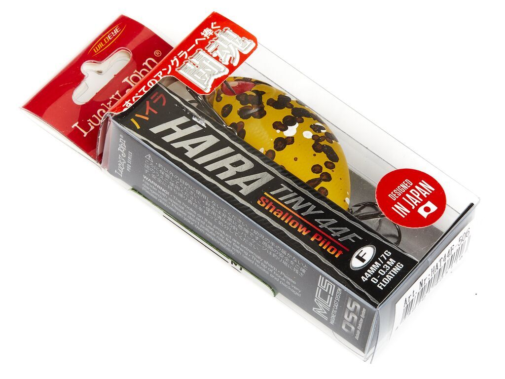 Воблер Lucky John Haira Tiny 44F Shallow Pilot 506 7 гр Pro Series  HAT44F-506 — крупный план
	                                    2