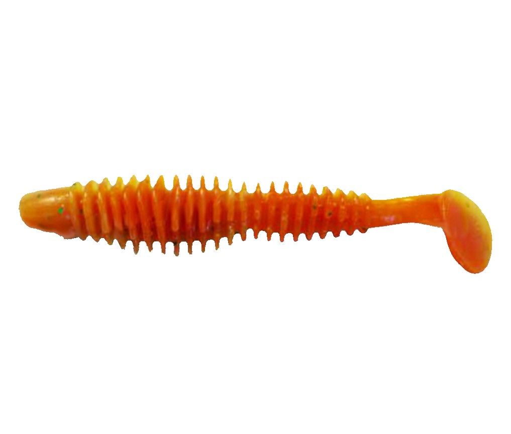 Силиконовая приманка Reins Bubbling Shad 3 76 мм 8 шт 308-Marble Chart Orange   BS3-308 — характеристики,
	                                    особенности конструкции