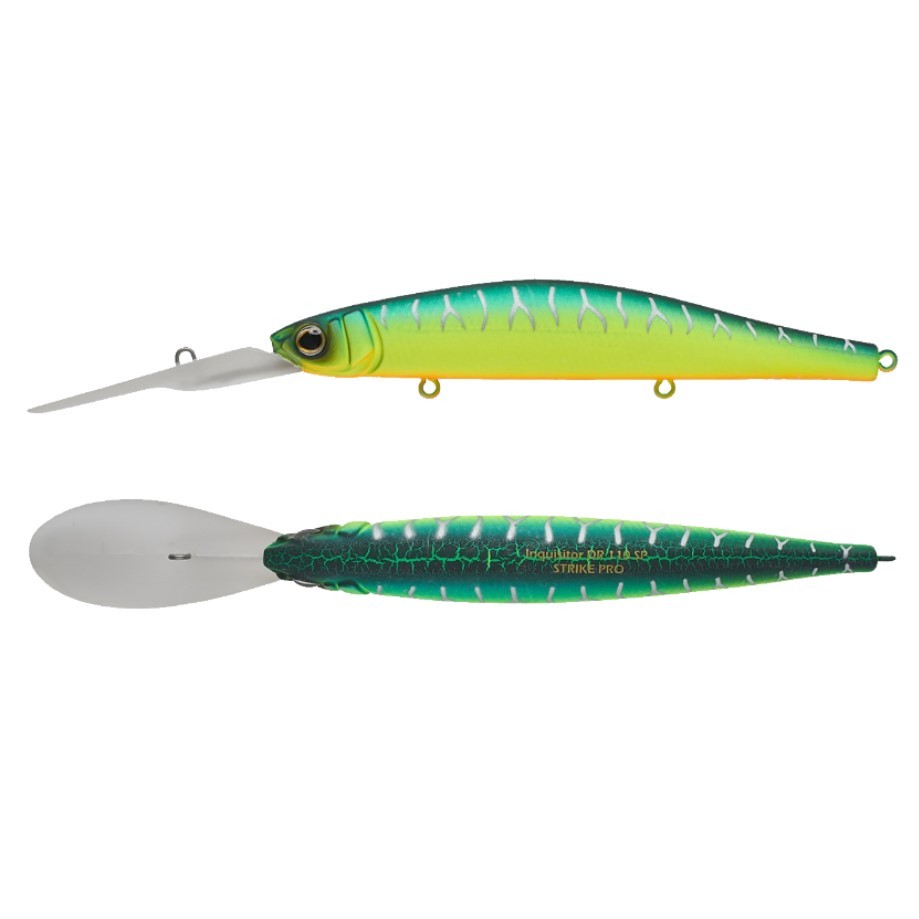 Воблер Strike Pro Inquisitor DR 110SP A223S-RP Pearl Mat Tiger 18,9 гр   EG-193BL-SP#A223S-RP — крупный план
	                                    1