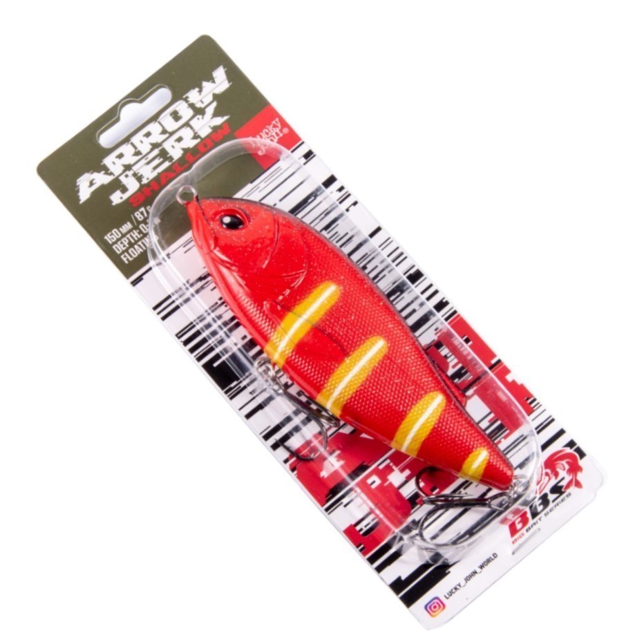 Воблер Lucky John Arrow Jerk 150F 033 87 гр BBS Original  LJO0515F-033 — крупный план
	                                    2