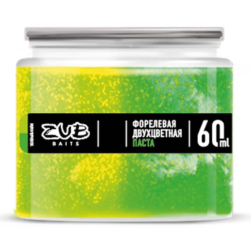 Паста ZUB Форель  Сыр 60 мл  Зеленая/Лайм   LWQ034 — характеристики,  особенности конструкции