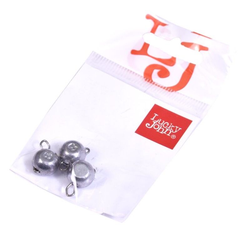 Груз Lucky John Ball 8 гр 3 шт    LJBR-008 — крупный план
	                                    1