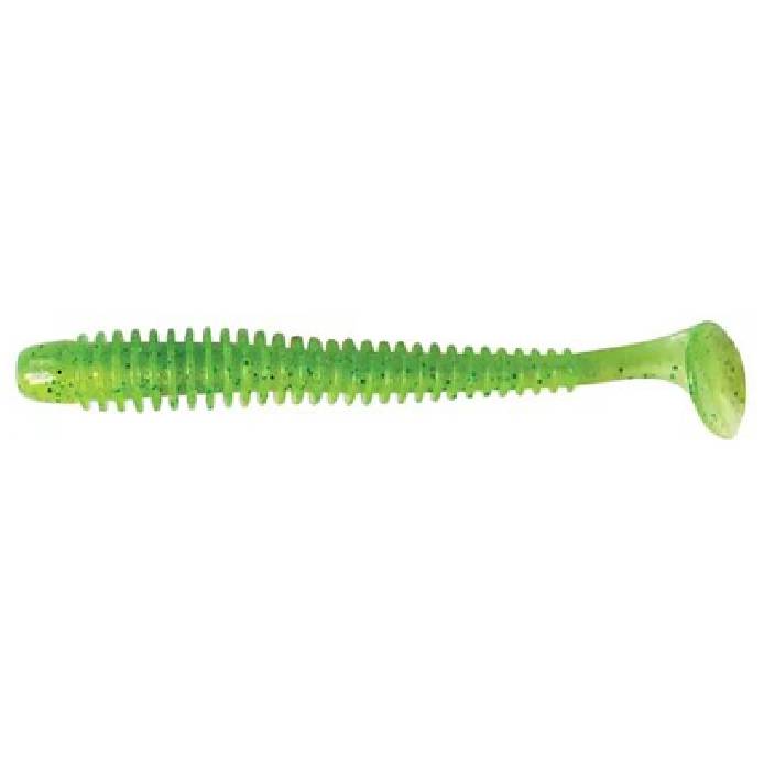 Силиконовая приманка Keitech Swing Impact 2.5 63 мм 10 шт #424 Lime Chartreuse — характеристики,
	                                    особенности конструкции