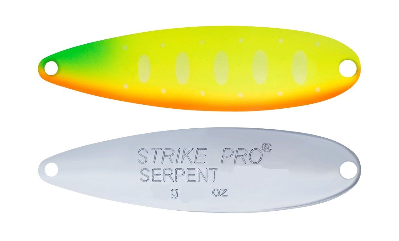 Колеблющаяся Блесна Strike Pro Serpent Double 75M 18 гр 75 мм A178S-CP   ST-010BD#A178S-CP — характеристики,
	                                    особенности конструкции