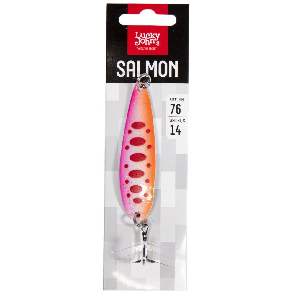 Колеблющаяся Блесна Lucky John Salmon 14 гр 76 мм 007   LJSAL014-007 — крупный план
	                                    3