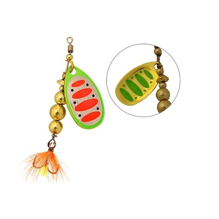 Вращающаяся Блесна LureMax Daffy 2 №2 5,3 гр 006   LSPDF2FL-006 — характеристики,  особенности конструкции