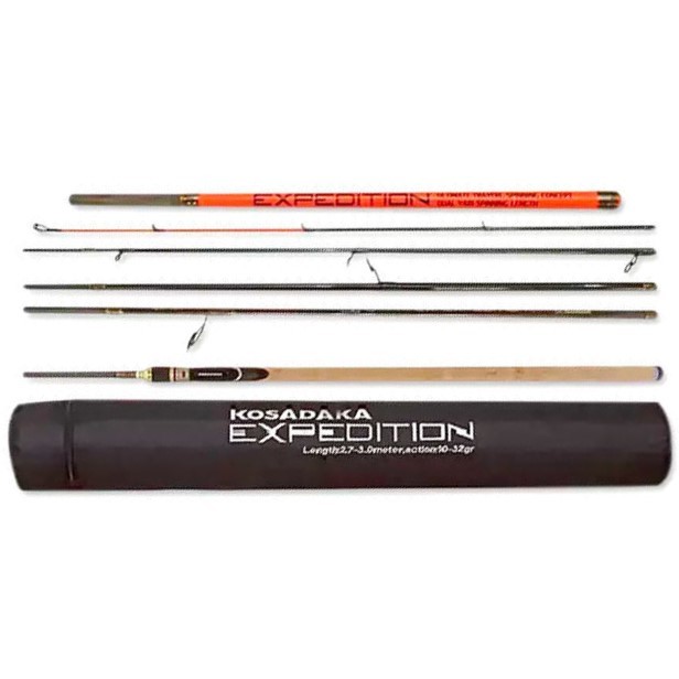Спиннинг Kosadaka Expedition 6S-Dual 240-270H 270 см 20 - 60 гр    SExp6SD240-270H — характеристики,  особенности конструкции