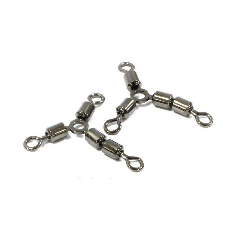 Вертлюг Kosadaka Трехсторонний Y-образный №12 3 шт  Четверной  2100BN-12 — крупный план
	                                    1