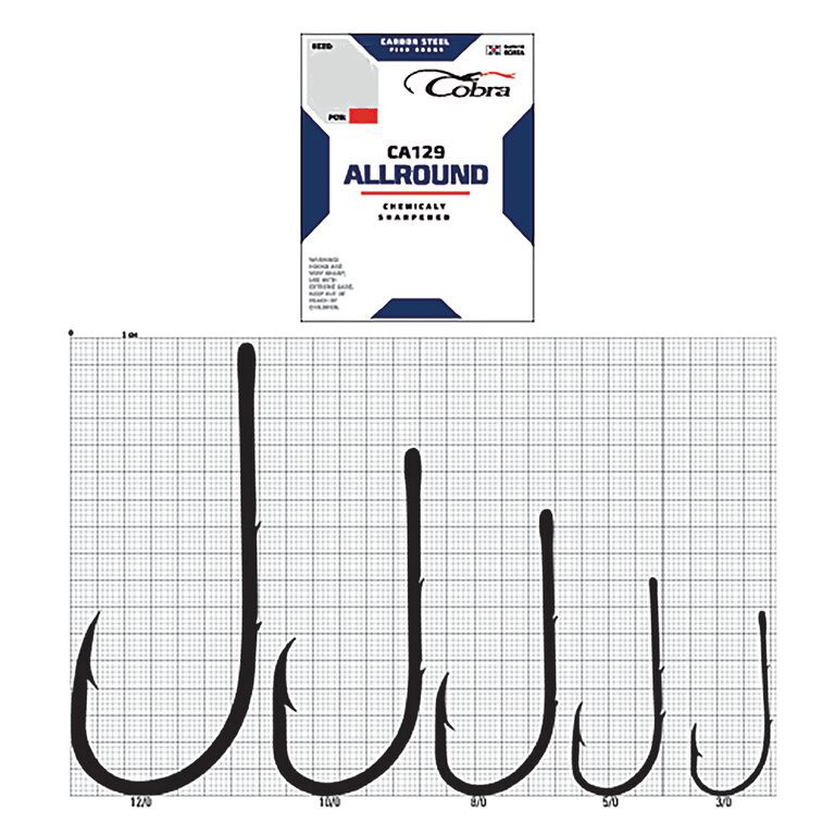 Крючок Одинарный Cobra Allround Baitholder CA129 №3/0 7 шт    CA129-K030 — крупный план
	                                    2
