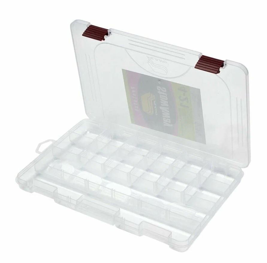 Коробка Plano 2360100 Platch 3600 Thin Size Adj Clear  27,9х18,4х2,9 см    PMC2360100 — крупный план
	                                    1