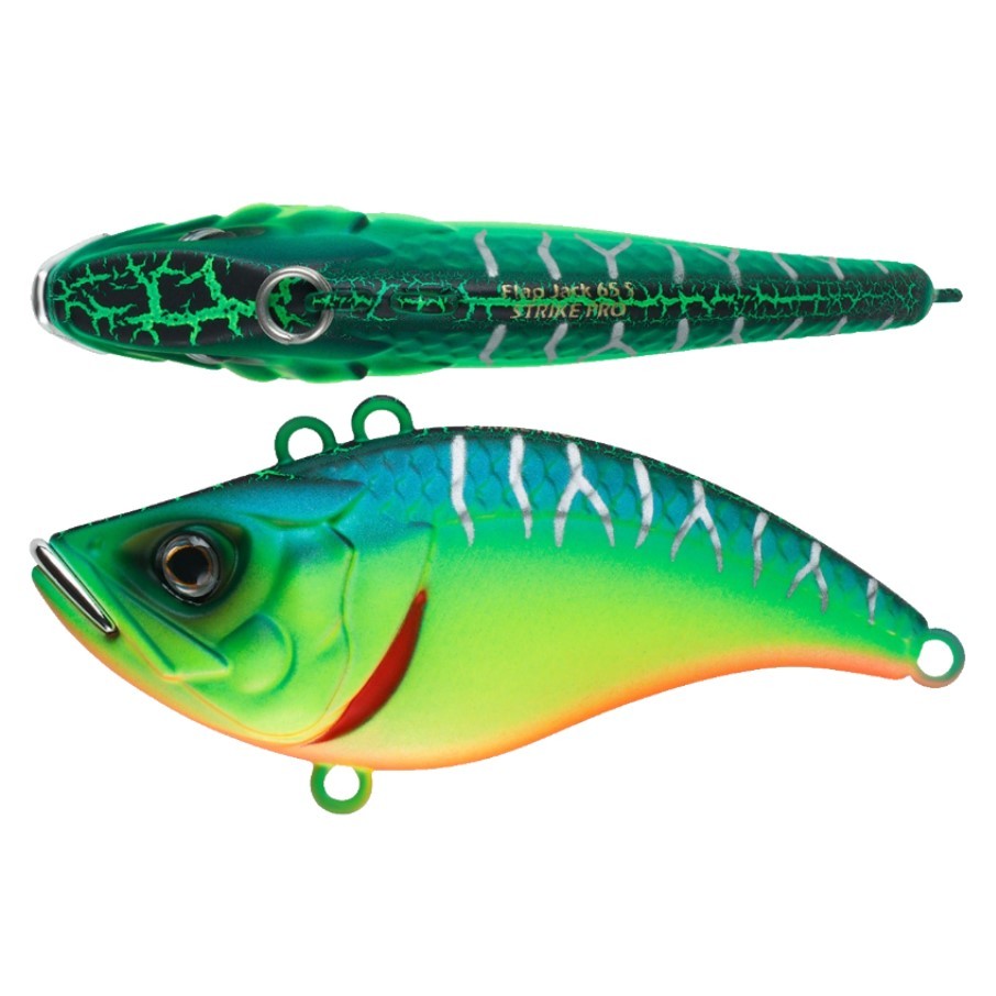 Воблер Strike Pro Flap Jack 90 A223S-RP Pearl Mat Tiger 31,6 гр   EG-128D#A223S-RP — крупный план
	                                    1