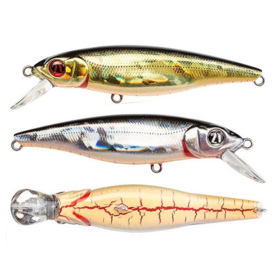 Воблер Pontoon 21 Greedy Guts 77SP-SR 422 CB Doublet-2 10 гр   P21-GGT-77SP-SR-422 — крупный план
	                                    1