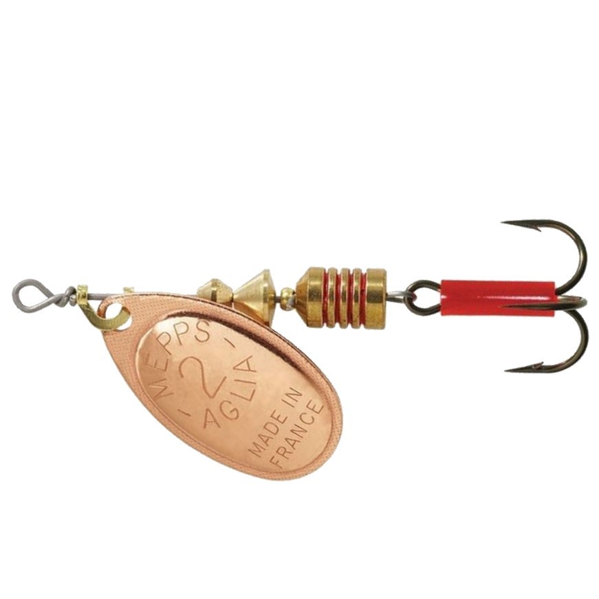 Вращающаяся Блесна Mepps Aglia №2 4,5 гр Copper   a-2-c — характеристики,
	                                    особенности конструкции