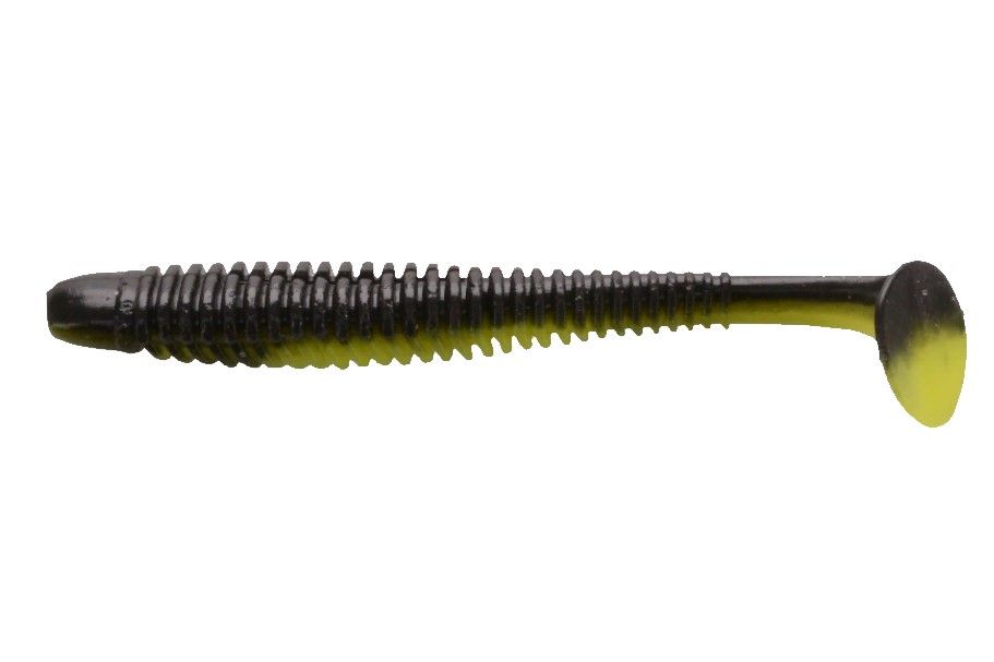 Силиконовая приманка Noike Wobble Shad 4 101 мм 6 шт 128-Black Back/Lime   NKNJ4128 — характеристики,
	                                    особенности конструкции