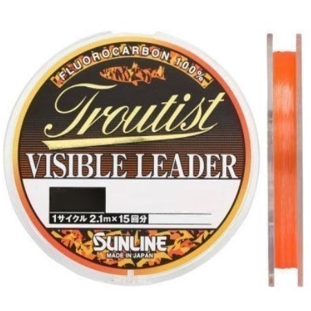 Флюорокарбон Sunline Troutist Visible Leader 34 м 0,205 мм  PE #1.5 — характеристики,  особенности конструкции
