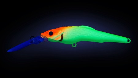 Воблер Strike Pro Challenger X Deep Diver 90L A116L Fluo Clown 13,6 гр   EG-076CL-F#A116L — крупный план
	                                    1