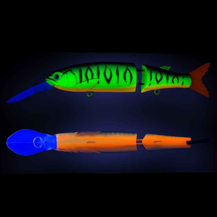 Воблер Strike Pro Glider-X 105L GC01S Mat Tiger 14,4 гр   EG-157L-SP#GC01S — крупный план
	                                    1