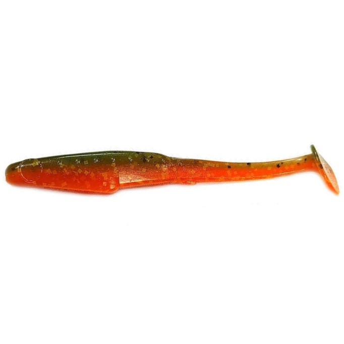 Силиконовая приманка Reins Rockvibe Shiner 4 101 мм 8 шт L05-Angry Carrot   RVS4-L05 — характеристики,
	                                    особенности конструкции