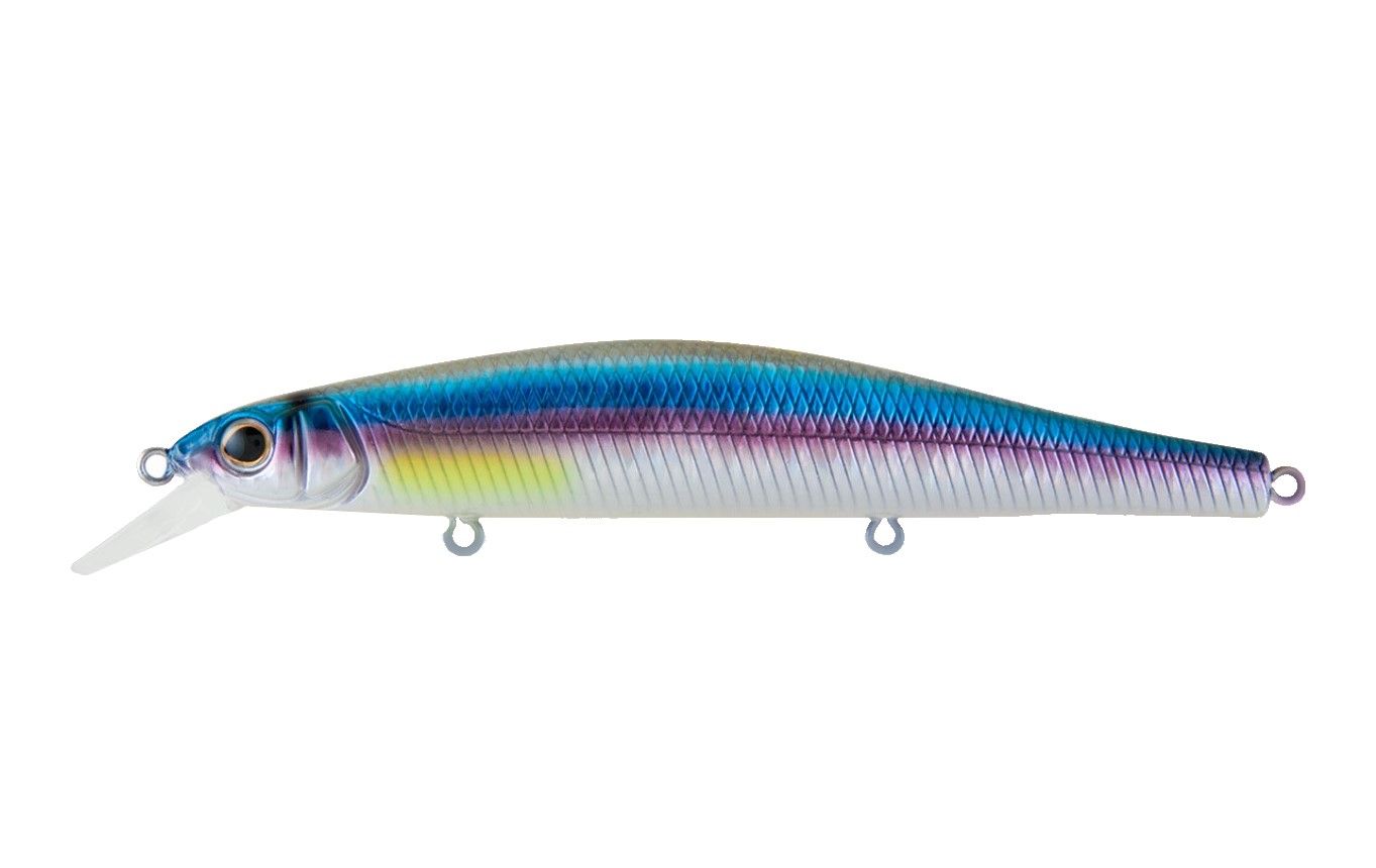 Воблер Strike Pro Inquisitor 130SP A210-SBO-RP Rainbow Ghost Wakasagi 26,5 гр   EG-193C-SP#A210-SBO-RP — характеристики,
	                                    особенности конструкции