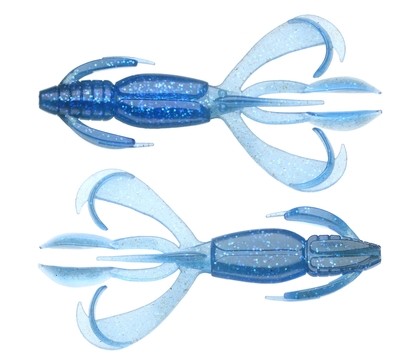 Силиконовая приманка Keitech Crazy Flapper 3.6 91 мм 7 шт 301 Sapphire Blue — характеристики,
	                                    особенности конструкции